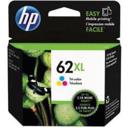 Hp 62XL High Yield Ink Cartridge, Tri-Colour Single Pack, C2P07AE
